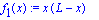 f[1](x) := x*(L-x)