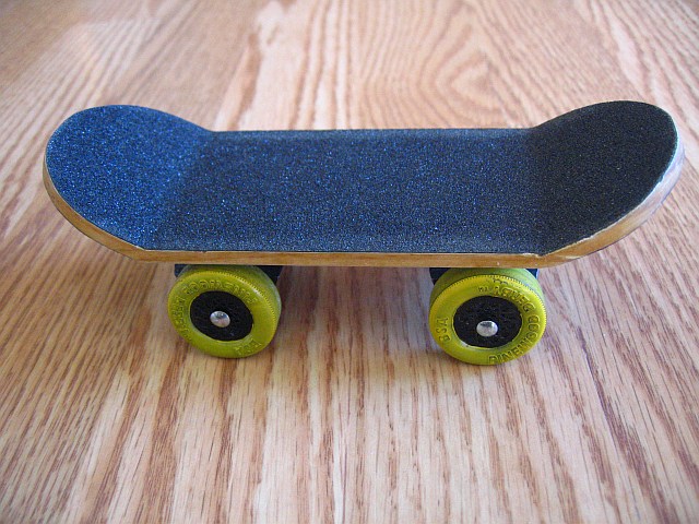 a skateboard PWD car